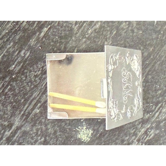 Sterling Art Nouveau Vesta Case For Sale - Image 4 of 8