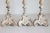 Rococo French Early 18th Century Rococo Gray and Cream Painted Candlesticks, Sold Each For Sale - Image 3 of 6