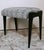 1950s Art Deco Italian Bench Wood and Fabric Dedar Prince of Wales For Sale - Image 4 of 12