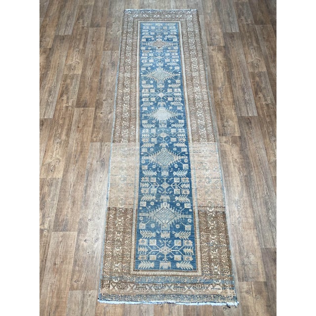 1920s 1920s Bellwether Rugs Serab Runner - 3'2" X 10'5" For Sale - Image 5 of 5