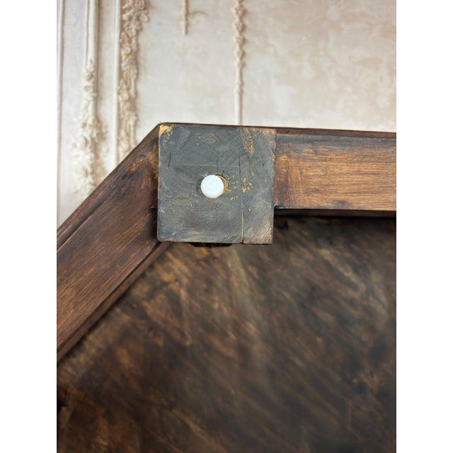 Monumental Octagonal Baroque Coffee Table With Parquetry Top For Sale - Image 11 of 15
