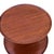 Vintage Mahogany Two Tier Round Dumbwaiter Table – 1940s Regency Style Claw Foot For Sale - Image 4 of 11