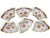 Japanese Lazy Susan Imari Porcelain Butterfly & Flower Rotating Serving Dish Set For Sale In Portland, OR - Image 6 of 13