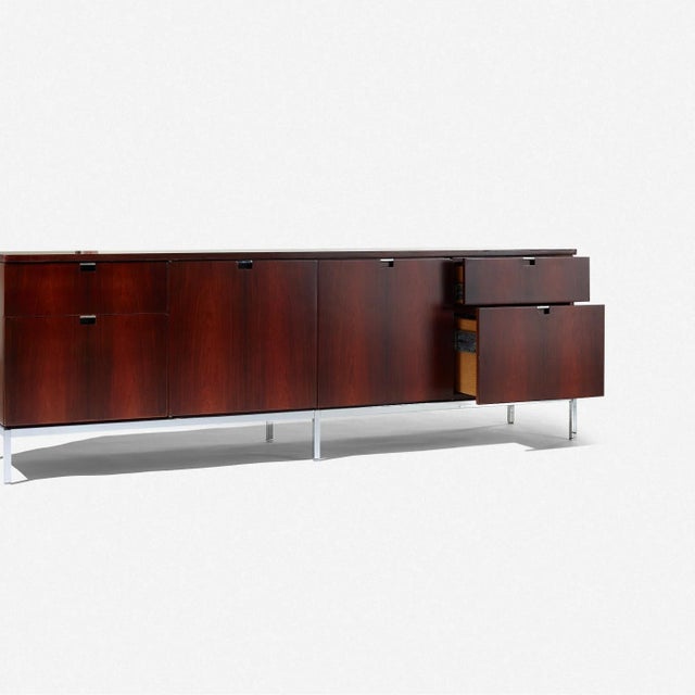 Florence Knoll Rosewood Cabinet For Sale - Image 6 of 10