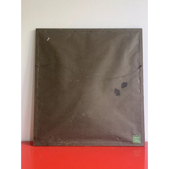 Abstract Impressionist Gouache MCM Postmodern Painting Art Signed 1950s For Sale In West Palm - Image 6 of 7