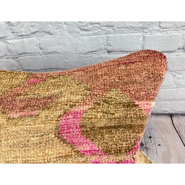 Turkish 16 x 24 Rug Pillow Anatolian Alchemy Turkish Pillow Cushion Cover For Sale - Image 3 of 4