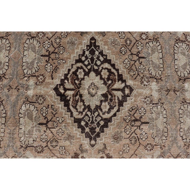 Sultanabad-Mahal Vintage Persian Rug With Sub-Geometric Diamond Design 9'3" X 12'9" For Sale In Atlanta - Image 6 of 12