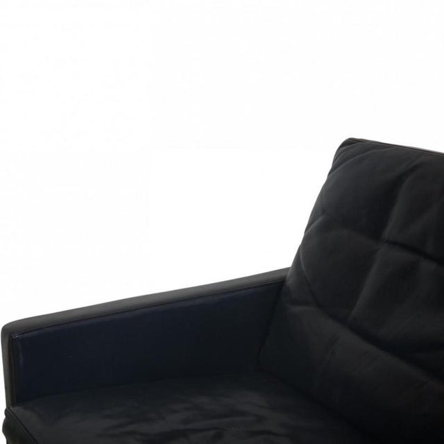 PK31 2-Seater Sofa in Black Elegance Leather by Poul Kjærholm, 2006 For Sale - Image 3 of 18