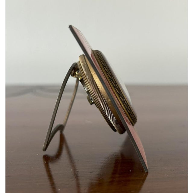 1920s Art Deco Table Clock from Henry Capt Genève, 1930s For Sale - Image 5 of 14