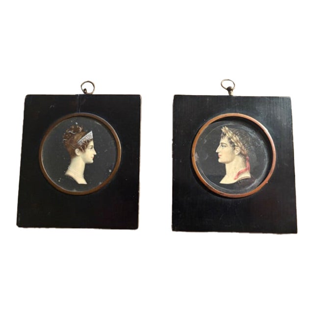 Early 19th Century French Portrait Miniatures For Sale