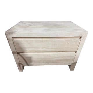 Restoration Hardware Two Drawer "Wyeth" Nightstand For Sale