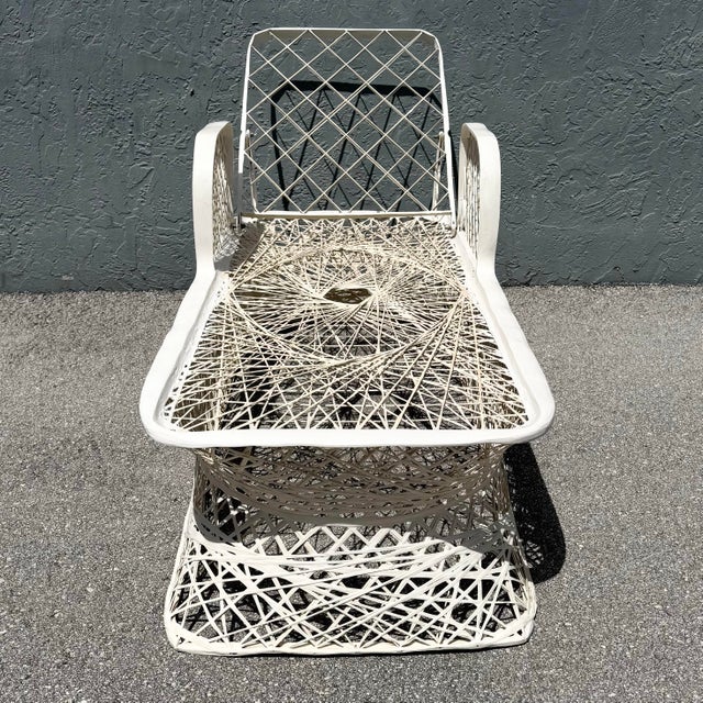 Mid 20th Century Mid Century Modern Spun Fiberglass Adjustable Chaise For Sale - Image 5 of 6