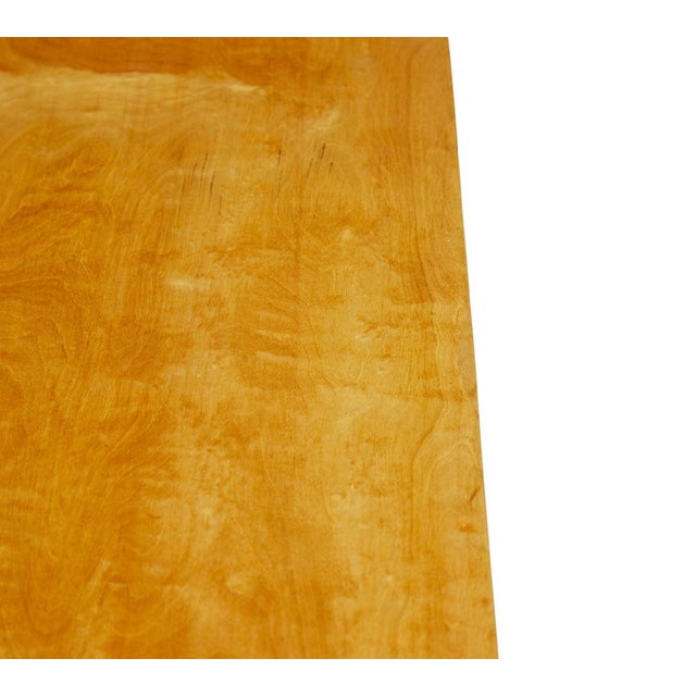 Scandinavian Birch Low Open Bookcase from SMF Bodafors, 1950s For Sale - Image 9 of 12