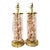 Lamps by Ralph Lauren Signed Pair With Shells Seashells Added For Sale