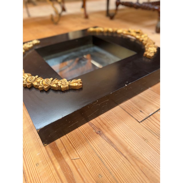 Labarge Italian LaBarge Gilt Swag Mirror For Sale - Image 4 of 17