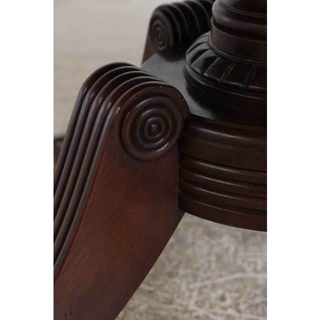 Baker Collector's Edition 48-in Round Inlaid Pedestal Table For Sale - Image 13 of 15