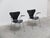 Classic model ‘3207’ armchair designed by Arne Jacobsen for Fritz Hansen in 1955. Early production from 1980. In good...
