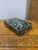Vintage Mexican Sterling Silver & Patchwork Rainbow Abalone Shell Box with Rosewood Lining. Stamped Hecho Mexico on Bottom.