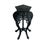 Antique Chinese Ebonized Carved Wood Marble Inset Plant Stand For Sale In Sacramento - Image 6 of 10