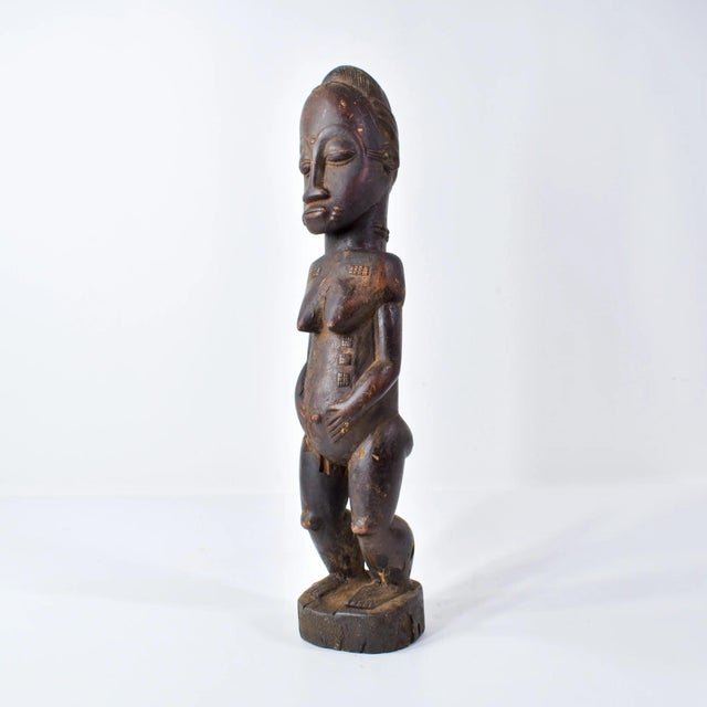 Early 20th Century Baule Standing Figure Côte d'Ivoire For Sale In Denver - Image 6 of 17