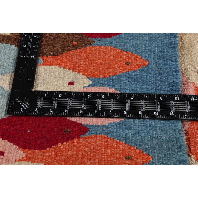 Textile Vintage Swedish Fish Rollakan Rug, 03'00 X 04'09 For Sale - Image 7 of 10
