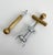Brass 1970s Italian Brass Corkscrew & Bottle Opener Set For Sale - Image 8 of 8