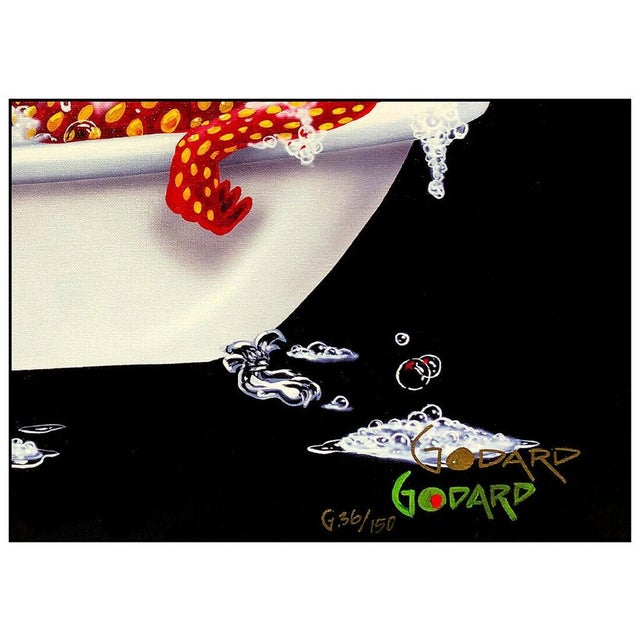 Pop Art Late 20th Century Bubbly Bath II, Michael Godard For Sale - Image 3 of 4