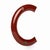 Enameled Letter C in Metal, in Very Good conditions. Designed 1960 to 1969