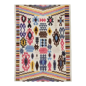 Handmade Modern Kilim Rug 7'11" X 10'11"