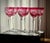 Ruby Cut Crystal Hock Glasses with Peacock and Starburst Cutting, 1950, Set of 6 For Sale - Image 9 of 18