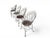 Metal Painted Iron Garden Chairs, 1950s, Set of 4 For Sale - Image 7 of 10