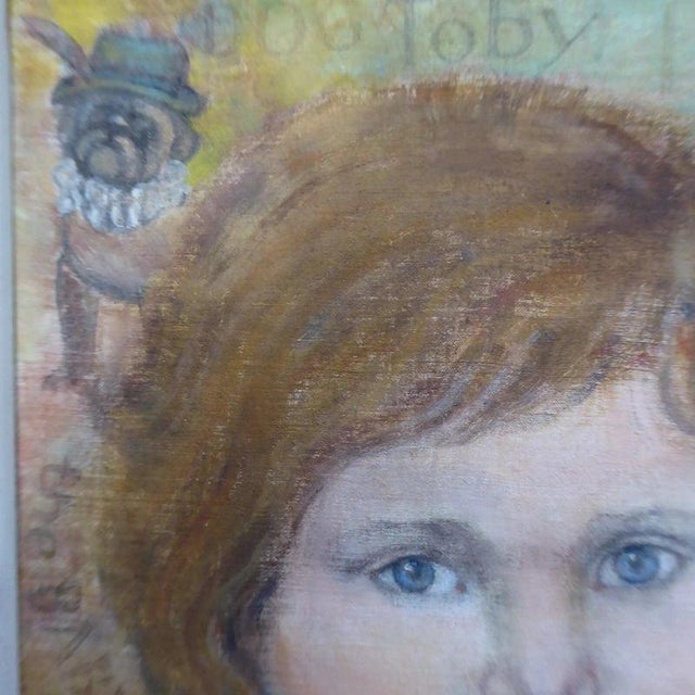 Molly Rice ARCA, Impressionist Portrait of a Girl, 1970s, Oil Painting For Sale - Image 6 of 12