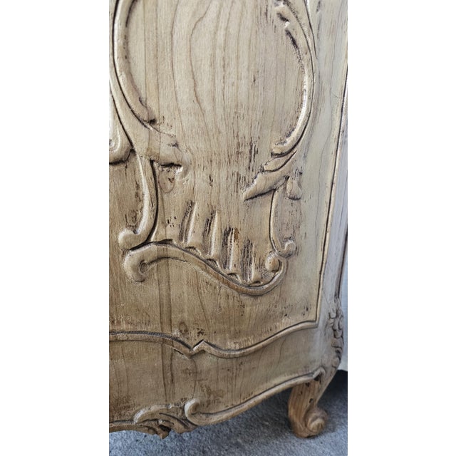 1940s Dresser Commode, Wooden, Farm House Style, Luis XV Dresser For Sale - Image 16 of 17