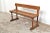 Antique Oak Bench, 1900s For Sale - Image 12 of 12