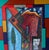 Italo Scanga, Italian Neo Figurative Pop Art Painting Italo Scanga Artist Frame Memphis For Sale In Miami - Image 6 of 12
