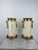 Metal Antique French Onyx and Gilt Bronze Vases, 1800s, Set of 2 For Sale - Image 7 of 9