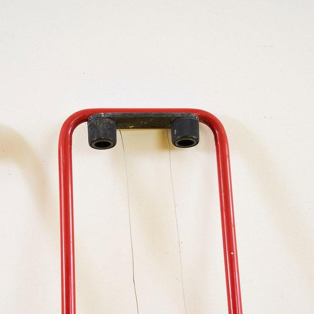 Vintage Lamps in Red Metal, Set of 2 For Sale - Image 4 of 9