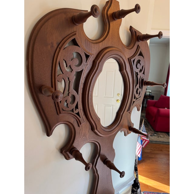 Victorian Antique Hall Tree Umbrella Stand For Sale - Image 3 of 5