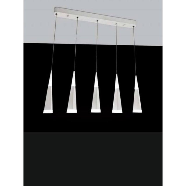 Metal Black Meteoriti Di Metallo Chandelier in Aluminum and Acrylic by Jago For Sale - Image 7 of 11