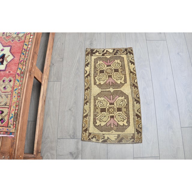 Bohemian Anatolian Floral Carpet For Sale - Image 6 of 6