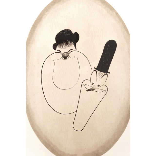 Pop Art Al Hirschfeld - Laurel and Hardy, 1975 Signed Lithograph 57/150 Caricature For Sale - Image 3 of 5