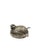 1970s. Hollywood Regency Silver-Plate Quails Shaped Salt and Pepper, Gucci Italy - 3 pcs For Sale - Image 6 of 11
