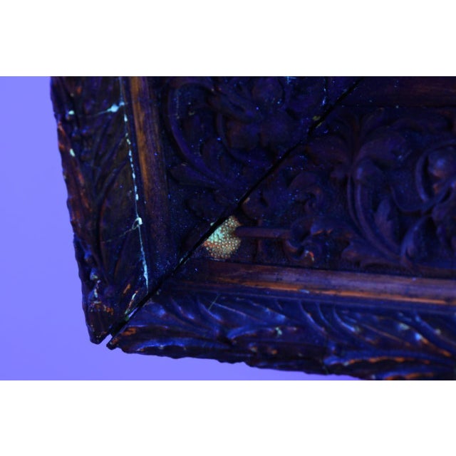 German School 19th Century Oil Painting of a Hiker in an Alpine Landscape For Sale - Image 15 of 16