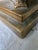 Gilt Porcelain Marble Top Column Pedestal Stand Table For Sale - Image 10 of 10