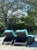 Modern Vintage Coastal Woven Resin Rattan Chaise Lounges - a Pair For Sale - Image 3 of 6