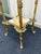 Mid 20th Century Art Nouveau Two-Tier Onyx and Brass Planter Stand For Sale - Image 9 of 12