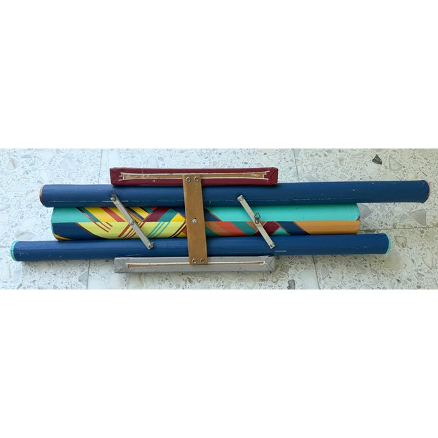 Postmodern Wall Sculpture by Madeline Weiss From 80's For Sale - Image 10 of 10