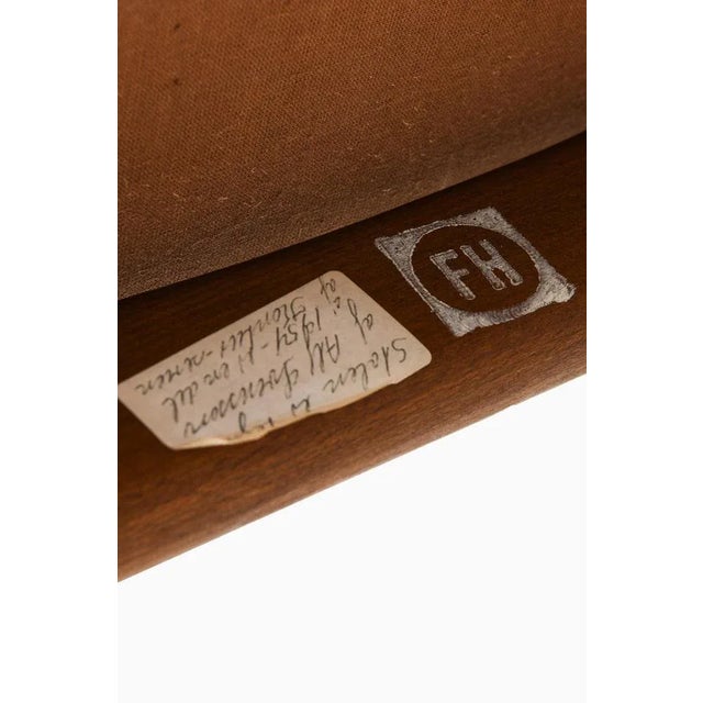 Wood Set of Model 4332 Easy Chairs by Alf Svensson for Fritz Hansen, 1957 For Sale - Image 7 of 10