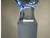 Glass Art Deco Czech Crystal Perfume Bottle with Blue Stopper For Sale - Image 7 of 10