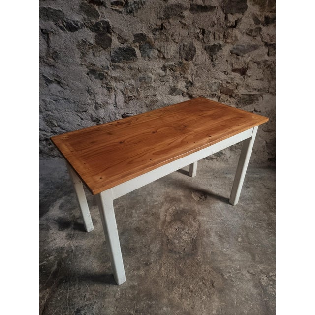 1950s Vintage French Farmhouse Table, 1950s For Sale - Image 5 of 15